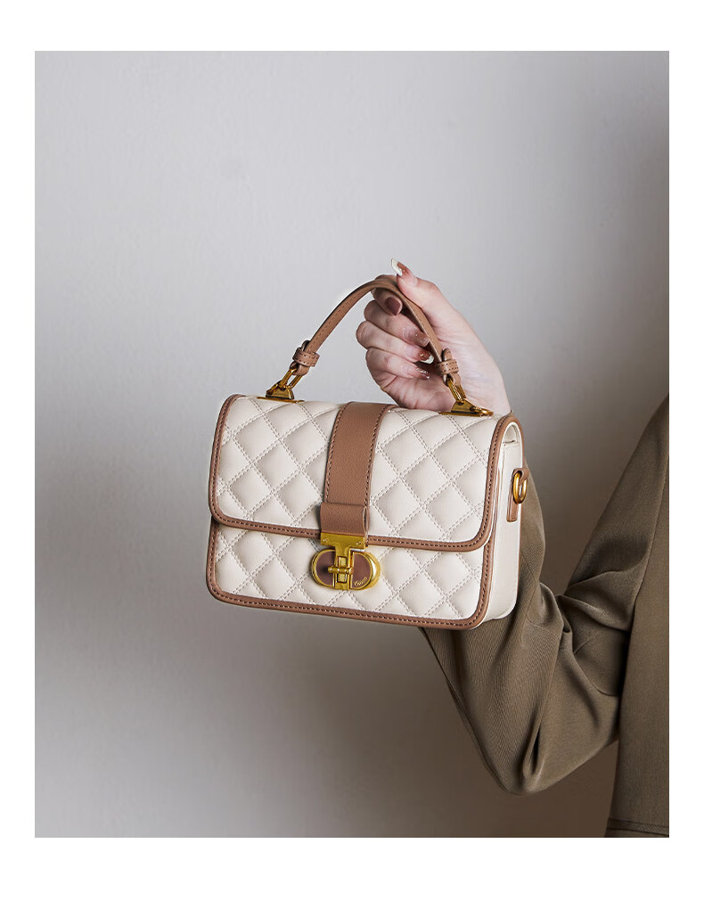 15MINS Women's Bag 2026 New Luxury Brand Quilted Chain Handbag Shoulder Bag Birthday Gift 15