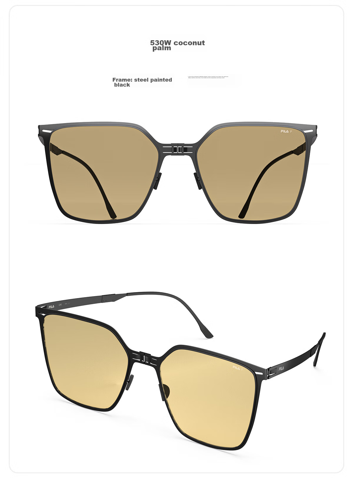 FILA Foldable Polarized Sunglasses for Men And Women, UV Protection, Portable And Compact B25 Sunglasses for Back-To And Father's Day 12