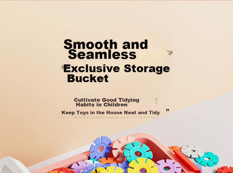 Babibu 1000 Thick Snowflake Pieces, 3D Building Blocks, Children's Toy for Boys And Girls Aged 3-6, Birthday Gift 8
