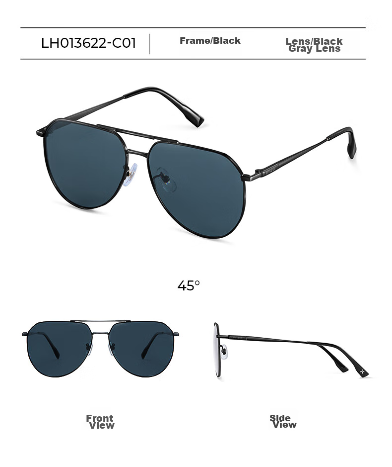 LOHO Polarized Sunglasses for Men And Women, Driving-Specific Aviator Sunglasses, Fishing UV Protection New Model 20