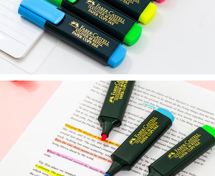 Faber-Castell Highlighter Pen, Colorful Marking Pen, Eye-Catching Marker, 154815 Orange, Single Pe 3