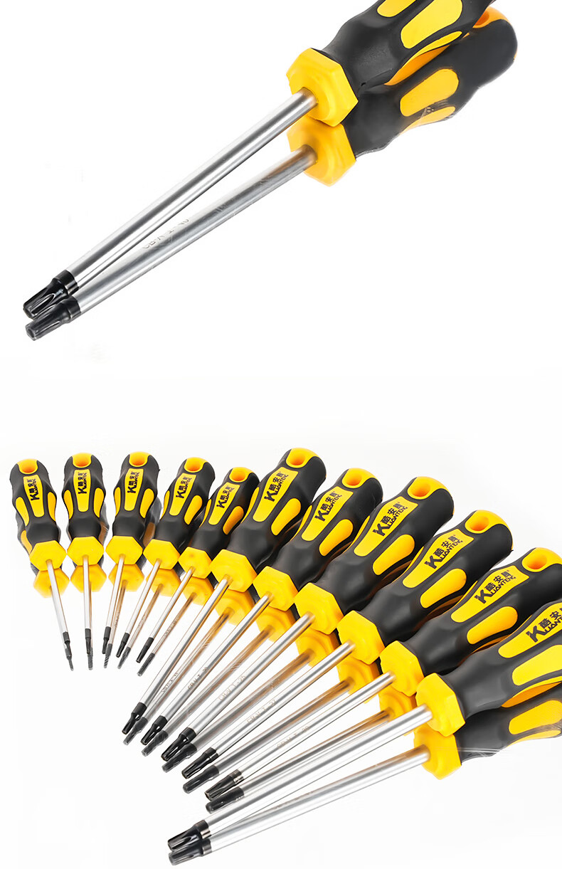 Kuanteng Star-Shaped Hexagon Screwdriver Set, T-Shaped Screwdriver, Hexagon Wrench Set, Star-Shaped Screwdriver, 11 Pieces 7