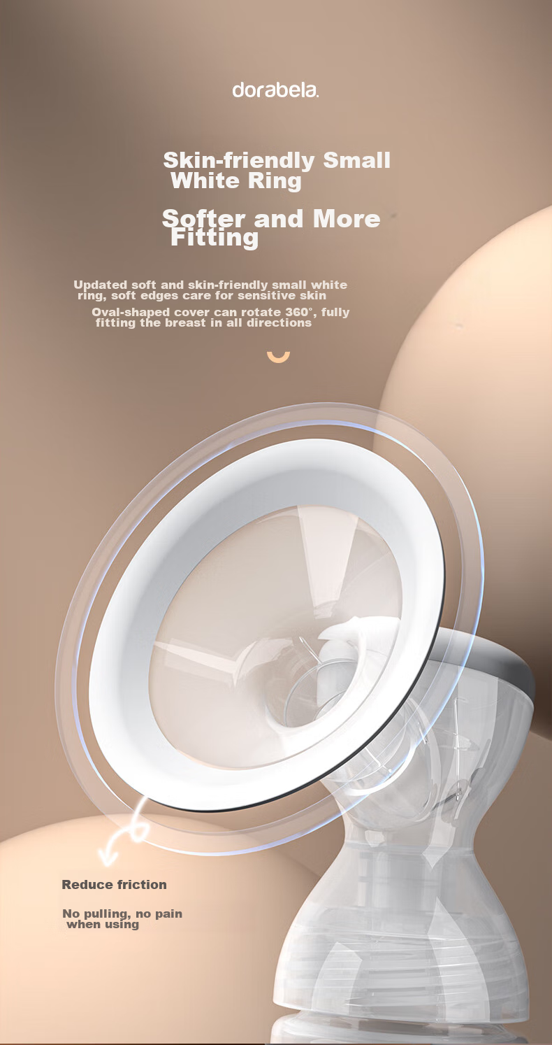 Dora Bela Electric Breast Pump, Double-Sided Painless Fully Automatic High-Suction Milk Extractor, Variable Frequency Breast Milk Suction Device, Postpartum Massage And Milk Collectio 11