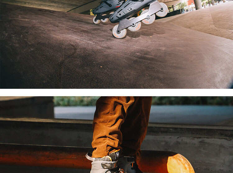 Feiying Roller Skates for Adults, Unisex Inline Skates, Professional Flat Shoes for College Students, Multifunctional Inline Skating Shoes 3