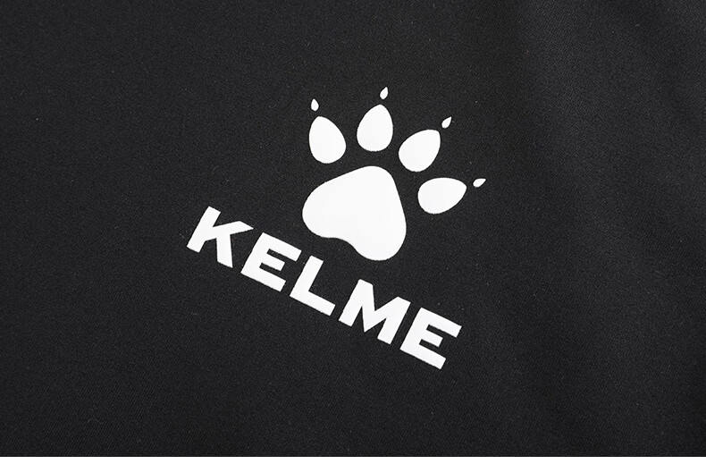 KELME Men's Outdoor Thermal Fleece Lined Compression Shirt Running Training Fitness Top Black 3XL 11