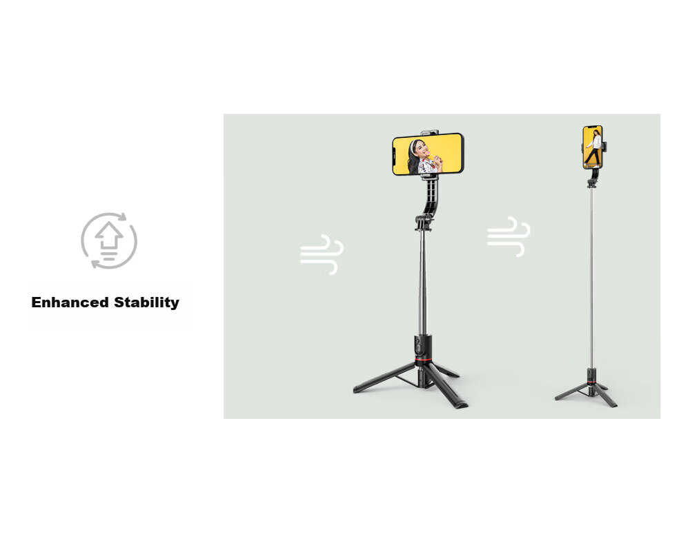 Selfieshow F06 1.3-Meter Selfie Stick, Portable Universal Handheld Selfie Stick, Travel-Friendly Phone Photography Stand, 360-Degree Rotating Photo Stand for Concerts 4