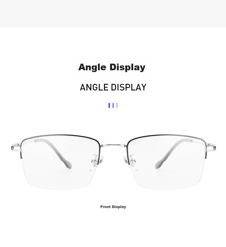 Mr.PuTian Anti-Blue Light Reading Glasses for Men And Women, Bifocal High-Definition Presbyopic Glasses for Elderly, Silver Color, 300 Degrees (65-69 Years Old) 5