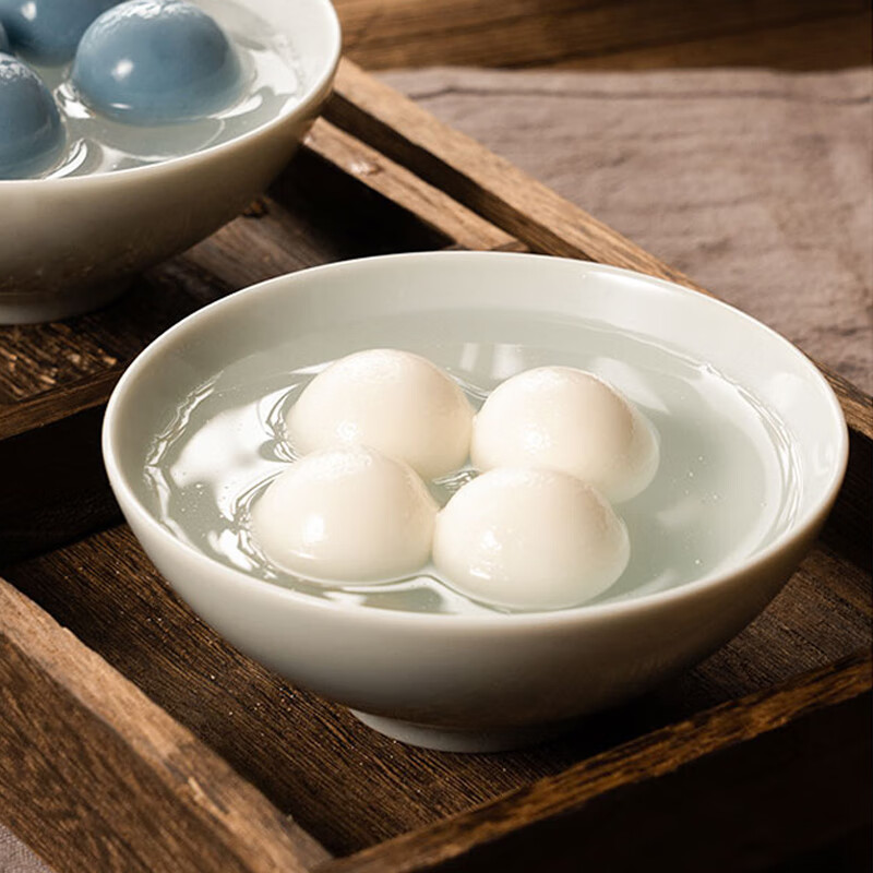 缸鸭狗 1926 芝麻香香小汤圆144g*2 24只 网红小吃 早餐 元宵 小圆子奶茶甜品