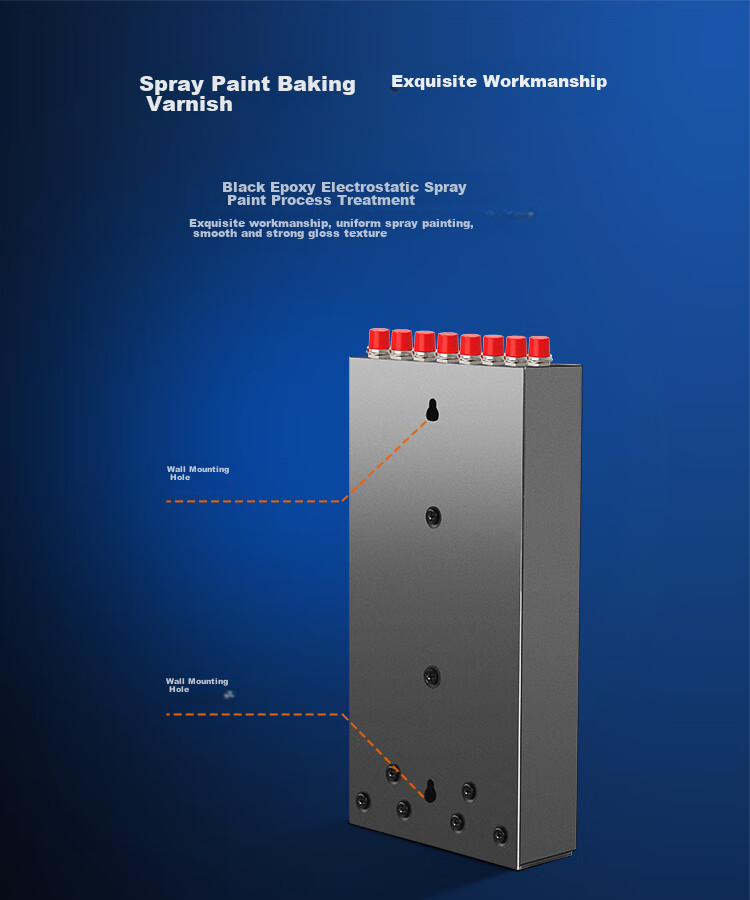 BOYANG BY-8FC 8-Port Desktop Fiber Optic Terminal Box Fully Equipped, Single-Mode Pigtail Fiber Optic Fusion Splice Box, Telecom-Grade Wall-Mounted Extension Box 4
