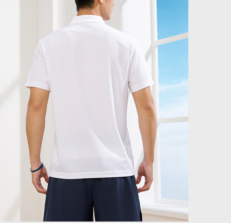 361° Men's Short Sleeve T-Shirt Spring Summer Sports Quick-Dry Running Fitness Polo Shirt 652624109H-5 12