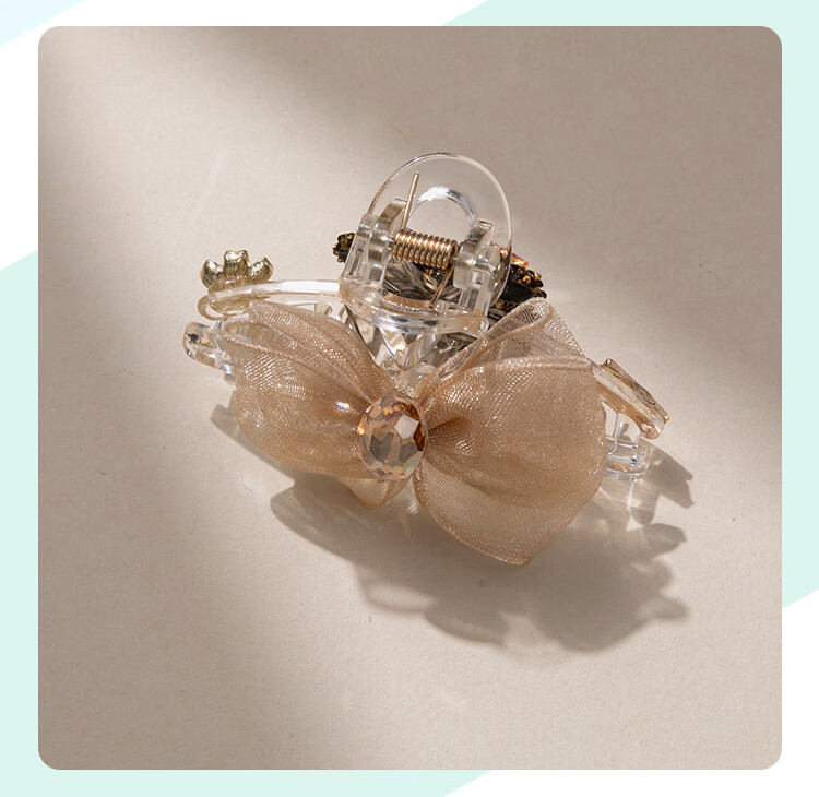CHIMERA 2-Piece Four-Leaf Clover Hair Claw Clip, High-End Hairpin, Shark Clip for Back of Head, Hair Accessory, Birthday Gift for Wome 7