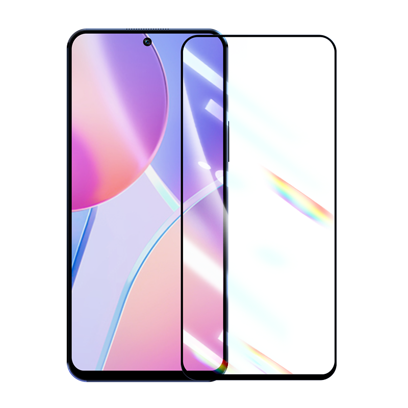 LLUNC Tempered Glass Screen Protector for Redmi Note 11 Pro/11e Pro/Pro+, Compatible with Honor X30i, Universal Full Coverage Anti-Drop Anti-Fingerprint HD Protective Film for Xiaomi Smartphone