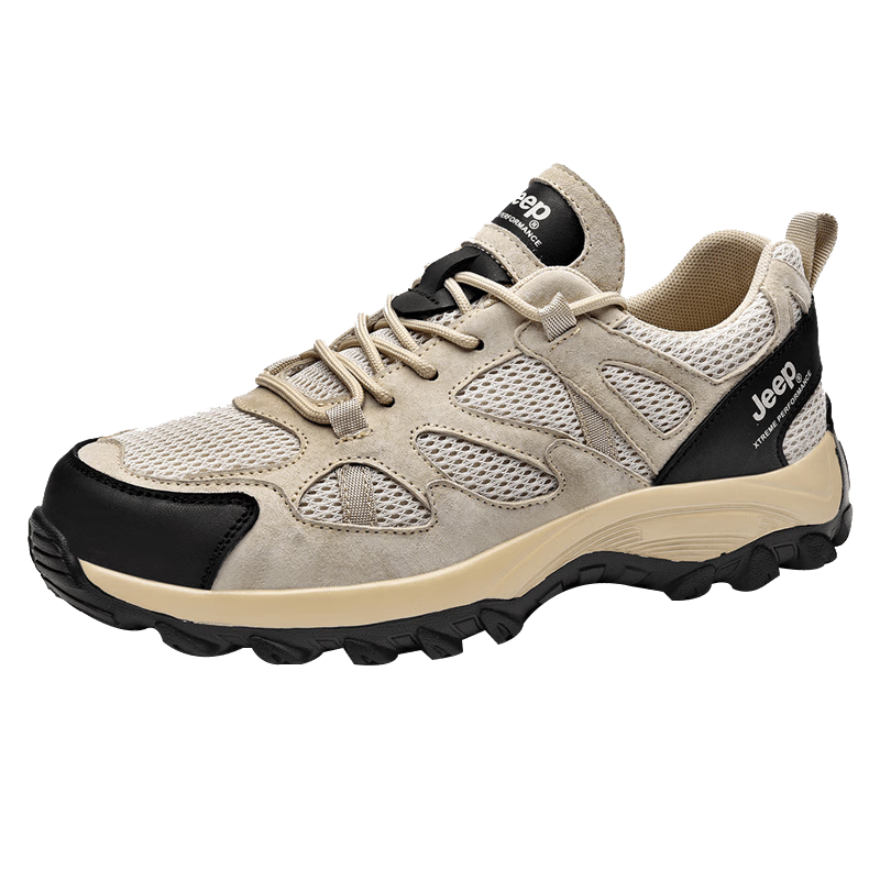 JEEP Hiking Shoes for Men, Outdoor Sports Shoes, Breathable Casual Running Shoes, Non-Slip Wear-Resistant Off-Road Mountain Climbing Shoes for Men 1228