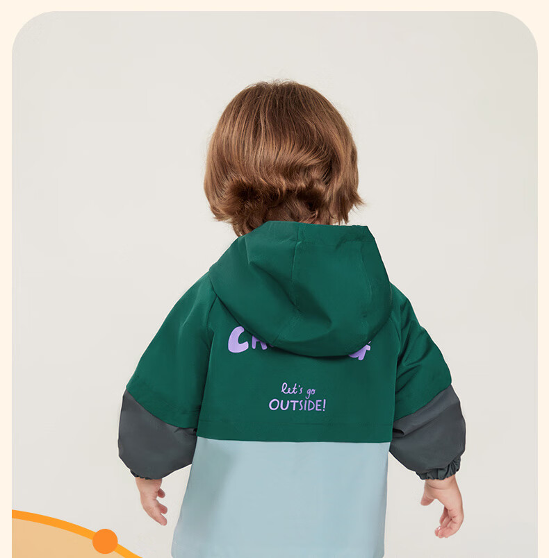 Ciciibear Children's Windbreaker Jacket, Boys' Three-In Autumn Clothing, Baby Fall/winter Fleece Top 8