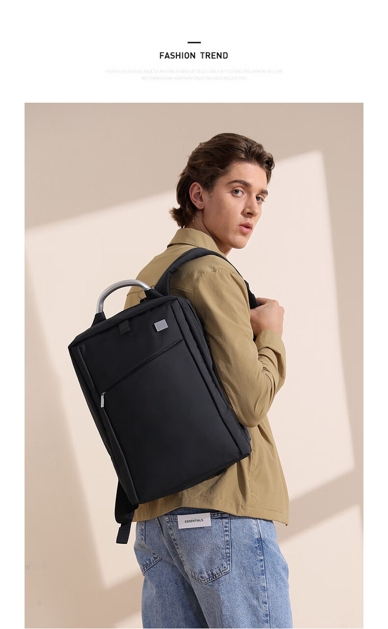 LEXON Laptop Backpack, 14-Inch Business Water-Resistant Commuter Notebook Bag, Lightweight Student Schoolbag Gift for Me 15