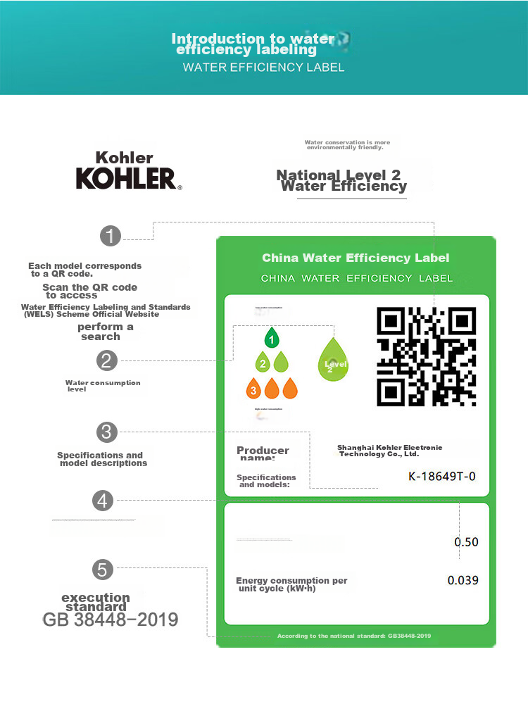 KOHLER Smart Toilet Seat [All-Inclusive Price], C3 Series Quick Heating 18649T 17
