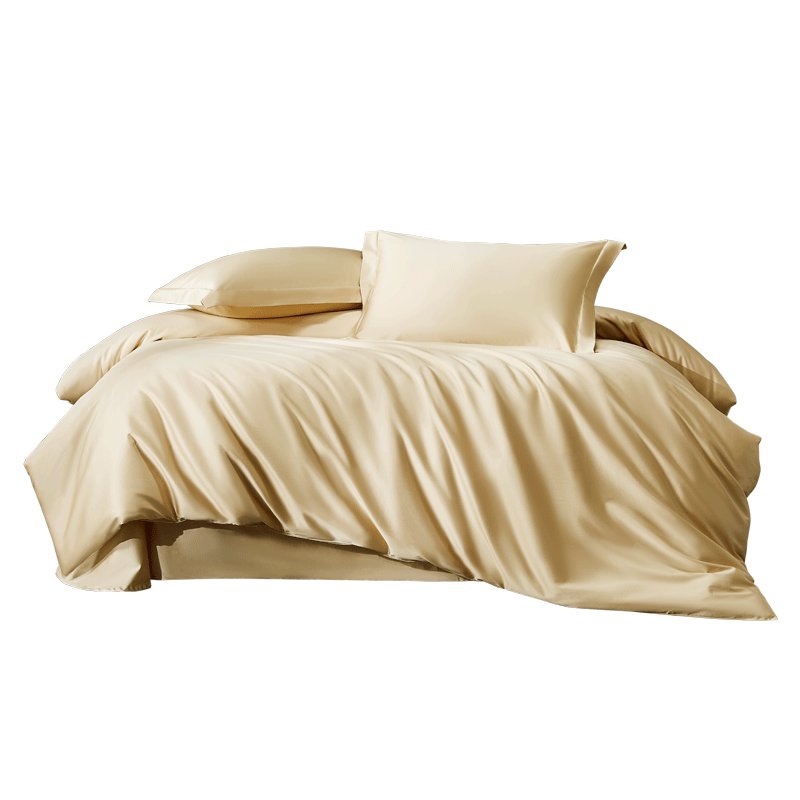 Shuixingjiafang Duvet Cover, Pure Cotton, 140 Thread Count, Pima Cotton Sateen Duvet Cover, Class A Bedding Set, Single Size 150x210cm
