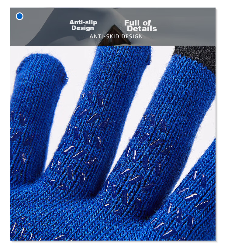 JOMA Warm Gloves for Men, Women And Children, Autumn And Winter Knitted Running Cycling Frisbee Touchscreen Gloves, Royal Blue, Children's 17cm 5