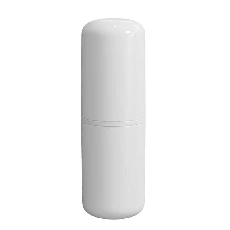 Etravel Travel Toiletry Cup, Toothbrush Holder, Detachable 2 Mouthwash Cups, Toothbrush Cup Storage Box, Ceramic White