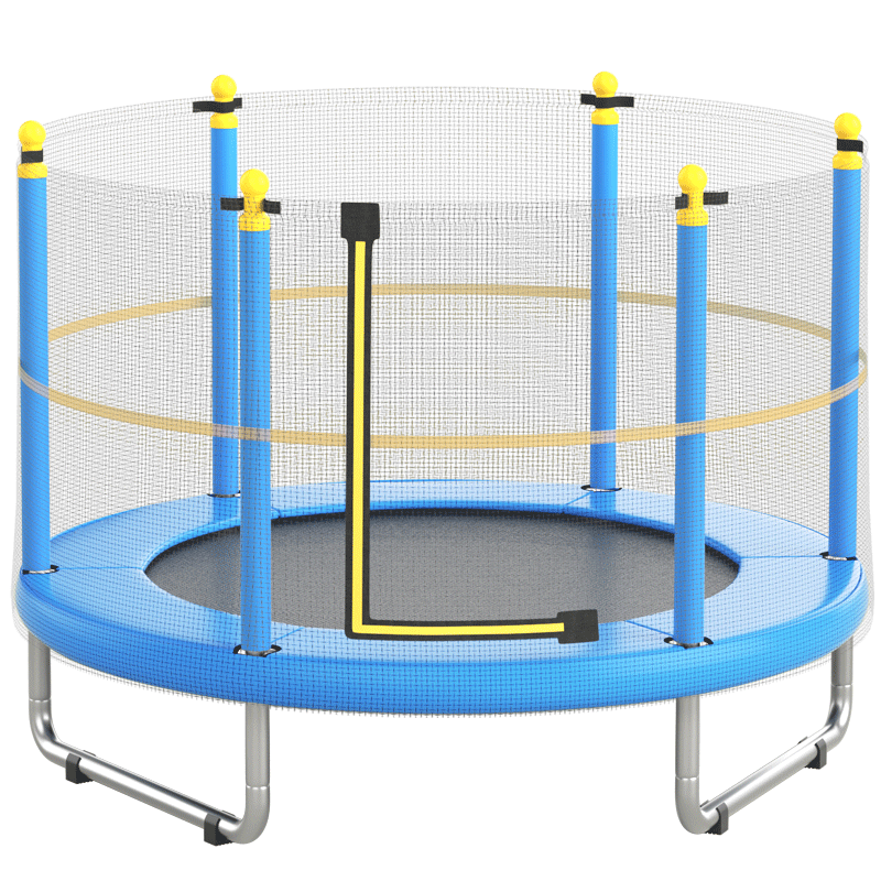 DIBU Indoor Trampoline for Children Aged 2-10, Home Use Exercise Fitness Bouncy Bed, Baby Jumping Toy Trampoline