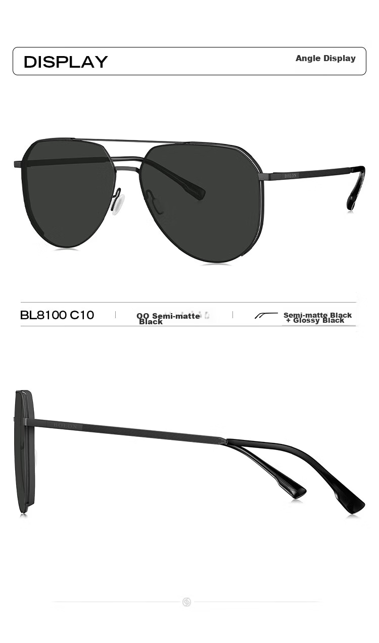 BOLON Sunglasses, UV Protection, Outdoor Driving Polarized Glasses for Men, BL8100D11 10