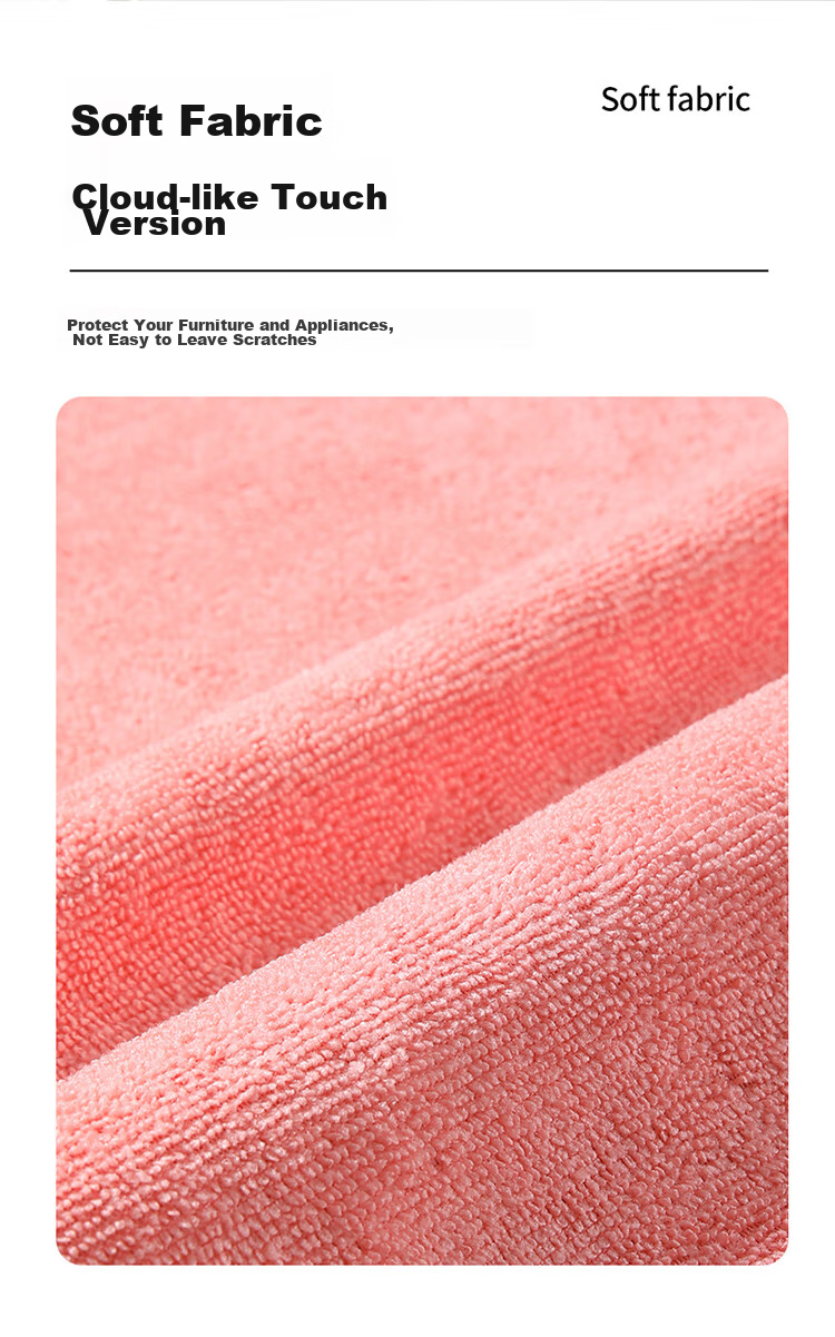 MARYYA Ultra-Fine Microfiber Cleaning Cloth, 40*40cm, 4 Pieces, for Kitchen Table Wiping, Professional Housekeeping Use, Absorbent, Streak-Free, Low Lint Shedding 6