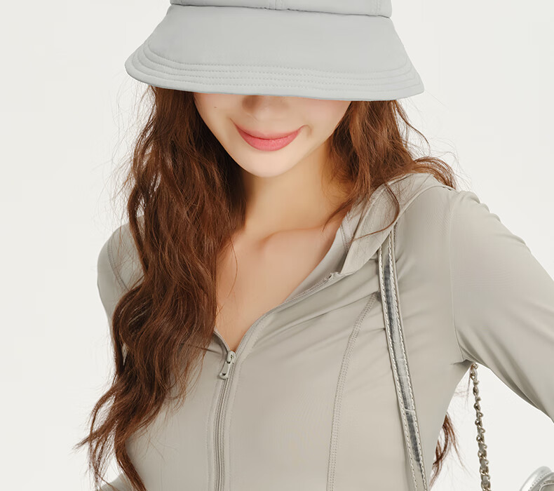 CACUSS Women's New Summer Sun Hat with Mask Strap, Ice Silk Visor Cap, UV Protection Cycling Baseball Cap 20