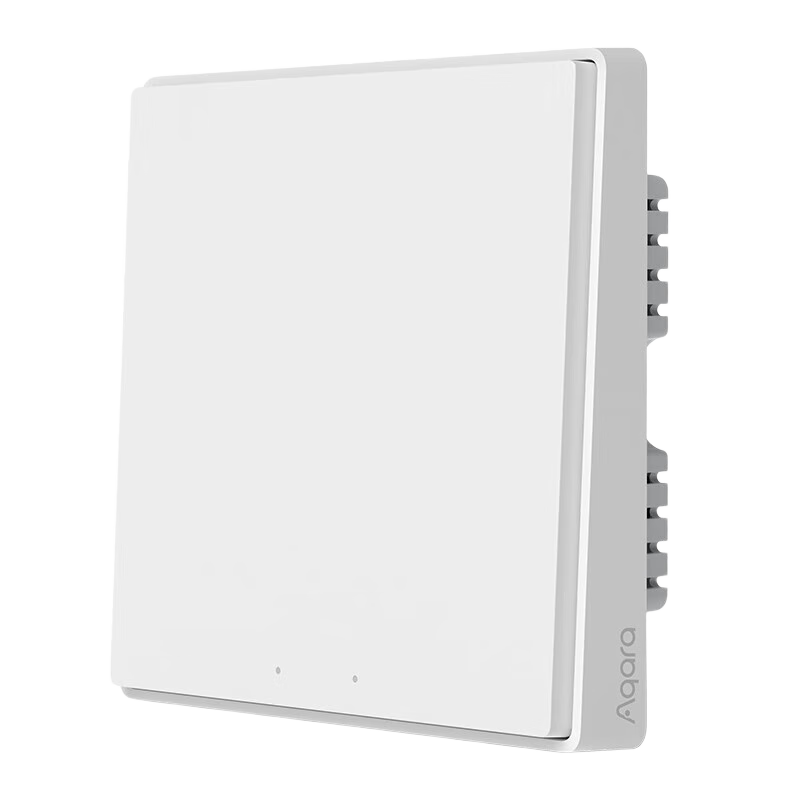 Aqara Smart Switch D1 Single-Button Zero-Wire Remote Control Switch, Compatible with Mijia APP/iPhone HomeKit, White