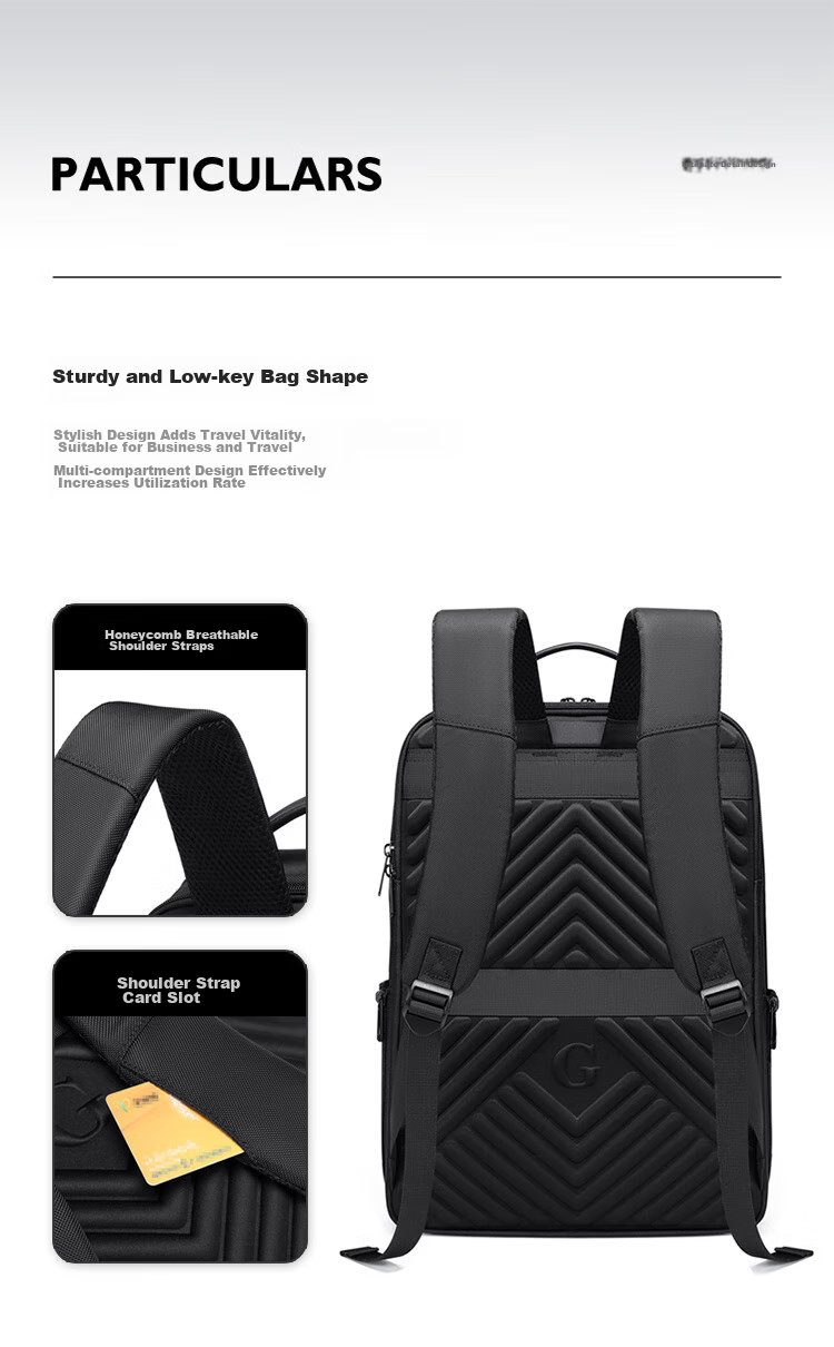 GOLF Backpack for Men, Business Laptop Bag 15.6/16 Inch Large Capacity Travel Commute Backpack 12