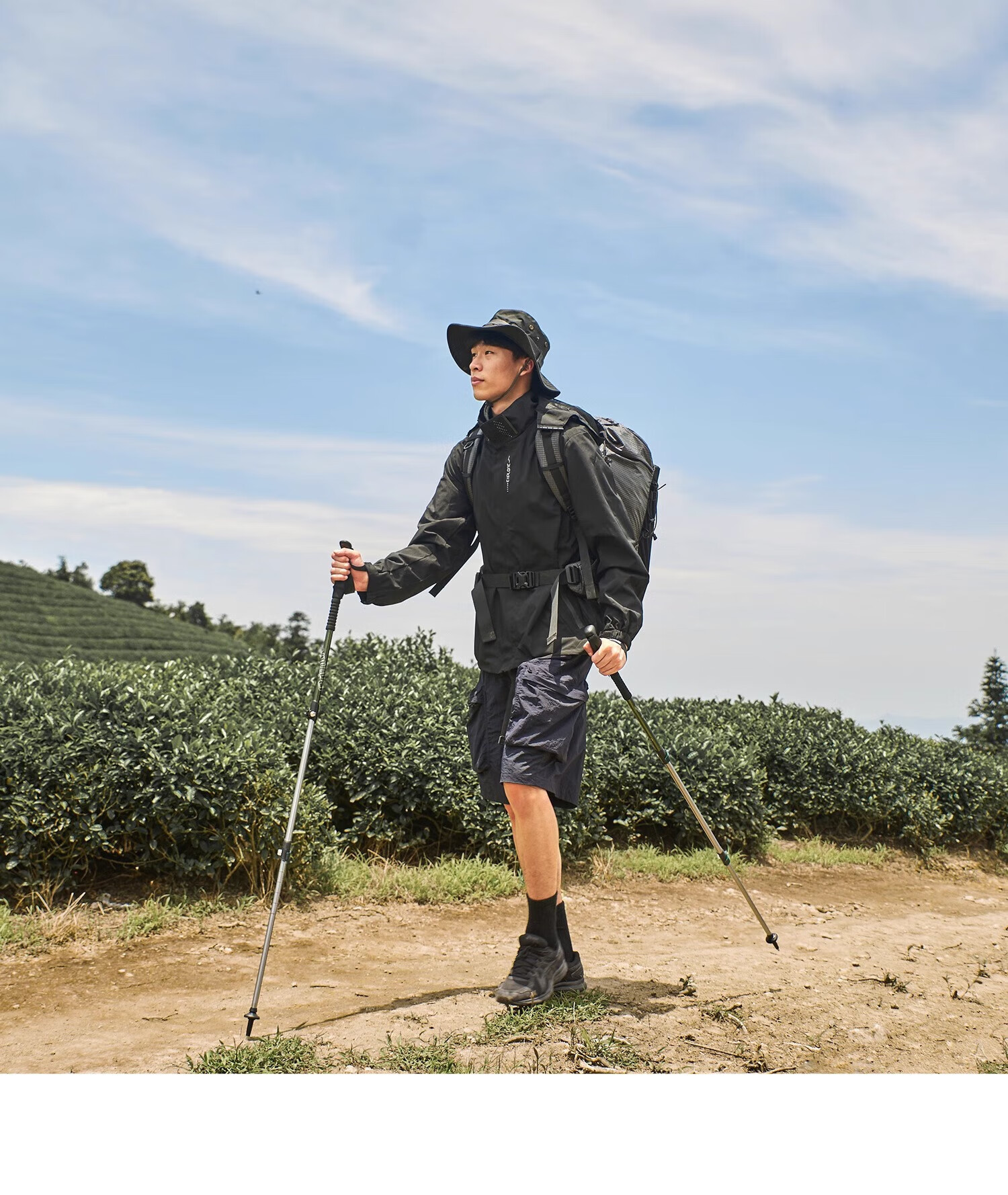 Primitive Outdoor Lightweight Folding Trekking Pole Adjustable Hiking Stick for Kids Professional Telescopic Women's Walking Staff 29