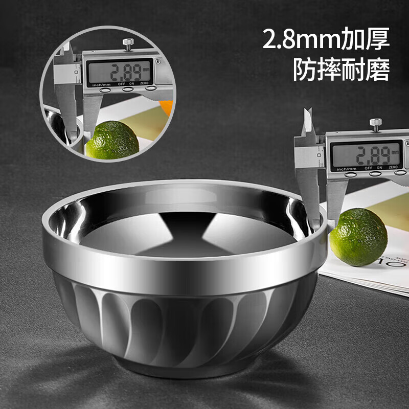 Детская миска Maxcook 304 из нержавеющей стали, 12 см, с двойными стенками, MCWA-094