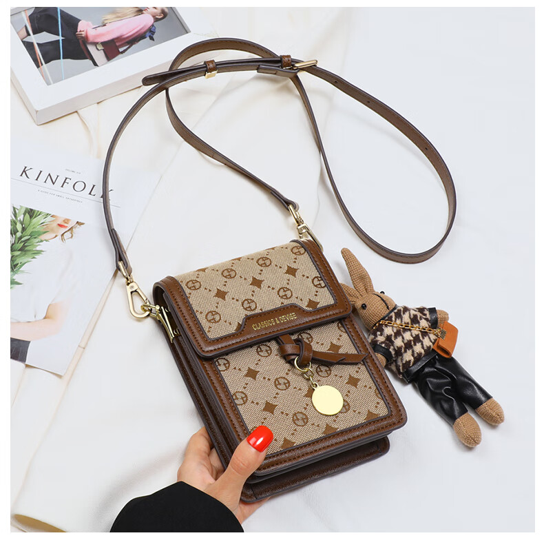 Viney Mini Crossbody Phone Bag for Women Stylish Luxury Shoulder Bag Birthday Gift for Girlfriend Wife 16