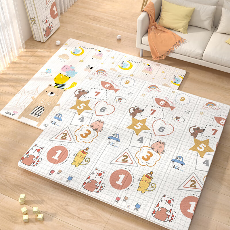 Letide Picnic Mat Aluminum Foil Thickened Camping Mat Moisture-Proof Ground Mat Outdoor Picnic Blanket Lawn Mat Tent Mat