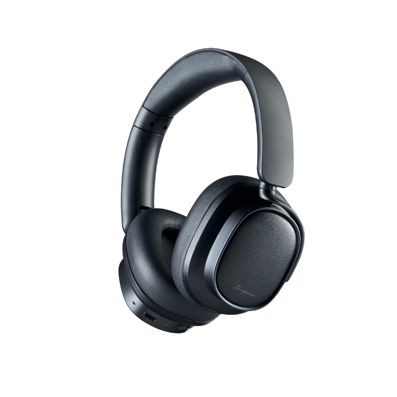 EDIFIER Evo Space Over-Ear Active Noise Cancelling Bluetooth Headphones with Spatial Audio, Dual Gold Certification, 93-Hour Battery Life, -45dB Noise Cancellation, Midnight Blue, Graduation Gift