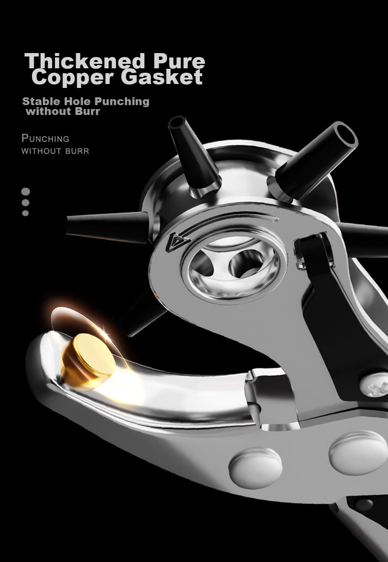 GREENER Belt Hole Puncher, Labor-Saving Hole Punching Tool for Home Use, Belt Hole Punch Pliers, Shoe And Pants Strap Hole Puncher, Watch Strap Hole Puncher 1