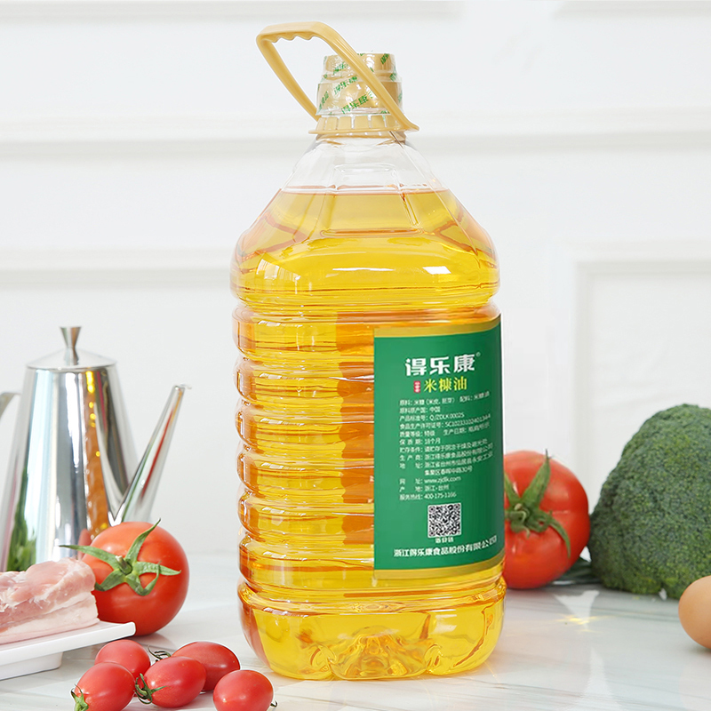 得乐康 谷黄金稻米油4L 可生食食用油米糠油