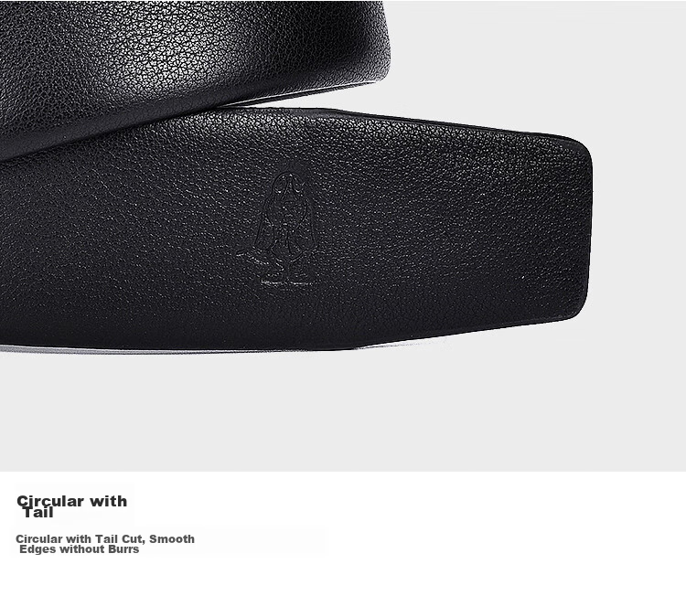 Hush Puppies Leather Belt for Men with Automatic Buckle, Business Casual Trouser Belt Gift Box Set Birthday Present for Boyfriend 12