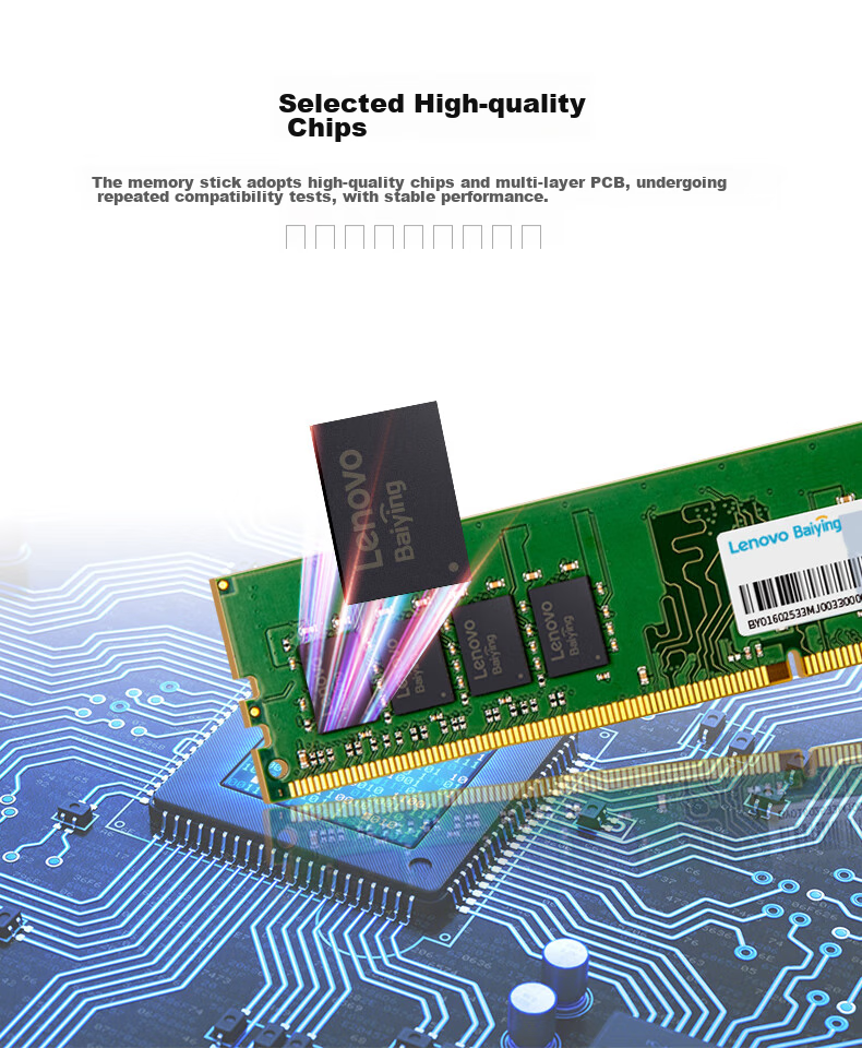 Lenovo 16GB DDR4 3200 Desktop Memory Module, Lenovo Desktop-Specific, Lenovo Ba Ying 2