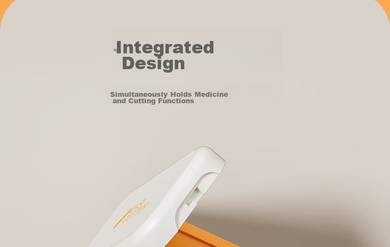 Lehuolvxing Pill Cutter, Tablet Splitter, Medicine Dispenser, Portable Pill Box Divider, One-To And Two-To Pill Splitter 5