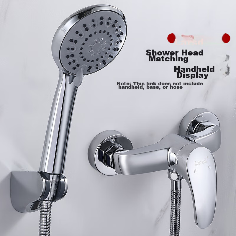 Larsd Shower Mixing Valve, Shower Faucet Mixer, Copper Body Bathroom Hot And Cold Shower Switch LD7203