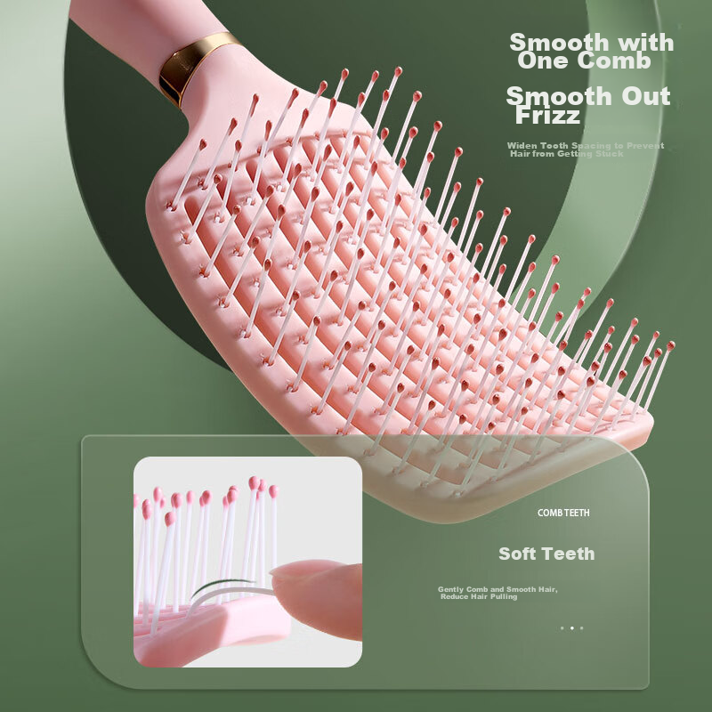 Creative Art Ribs Comb High Crown Volumizing Tool for Women, Long Hair Styling Comb with Wide Teeth for Curly Hair And Me