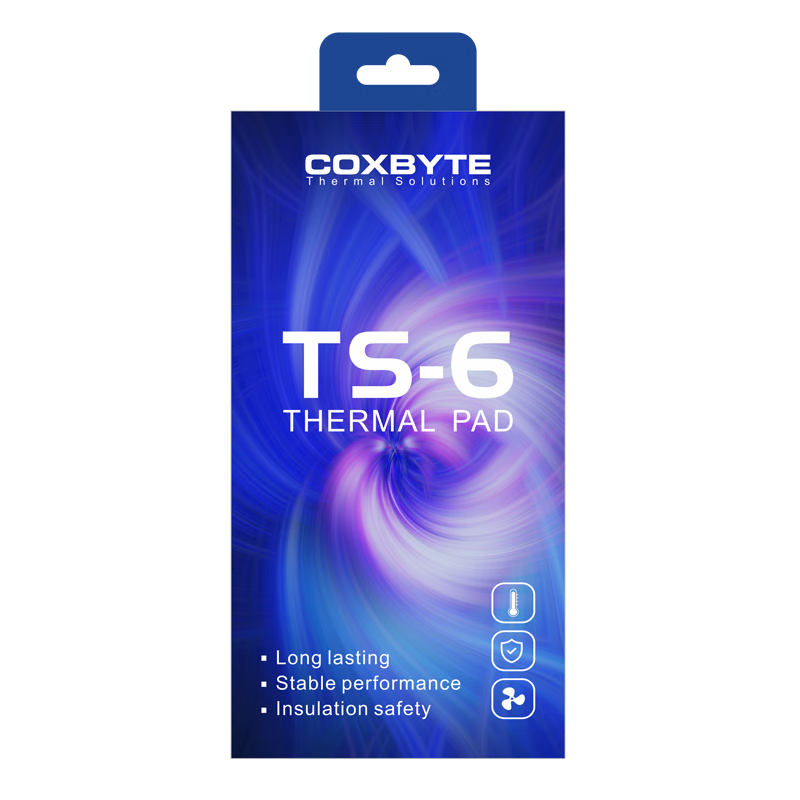 COXBYTE Thermal Pad TS-6 for Desktop Graphics Card, Laptop RAM, M2 SSD Hard Drive Cooling Silicone Pad 85*45*1.0mm