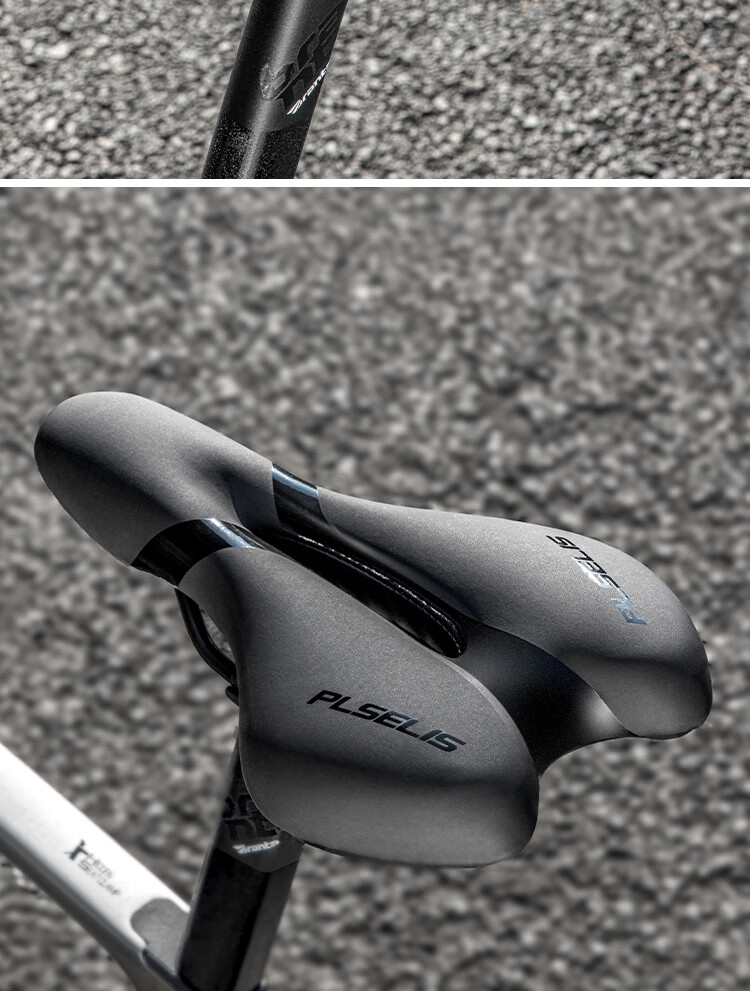 PLSELIS Bicycle Saddle, Ultra-Light Carbon Fiber Seat, for Road Bikes And Mountain Bikes, Professional Racing, Hollow Breathable Cushion, Cycling Equipment Accessory 12