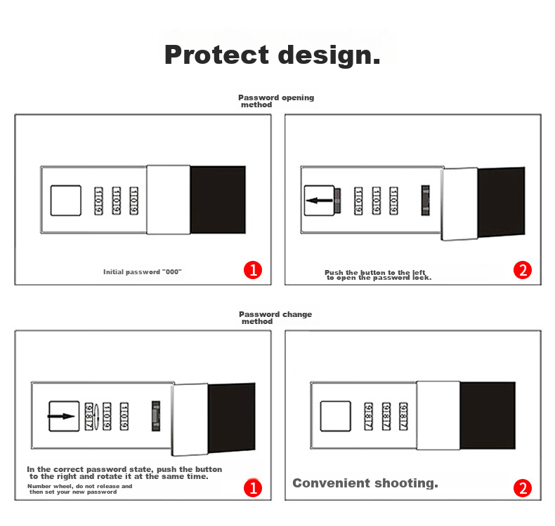Longe Password Lock Notebook, B6 Small Size Password Book with Lock, Diary That Can Be Carried Anywhere, Lockable Journal, High-Quality Thickened Notebook, Customizable 2
