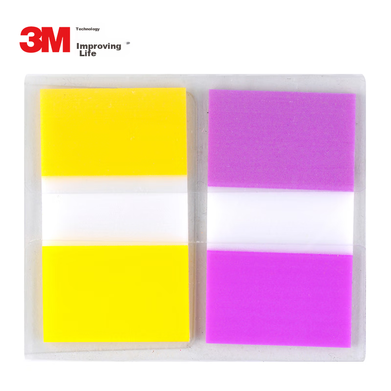 Клейкая лента 3M Post-it, прозрачные стикеры-закладки, офисные и школьные принадлежности, 680-2pk