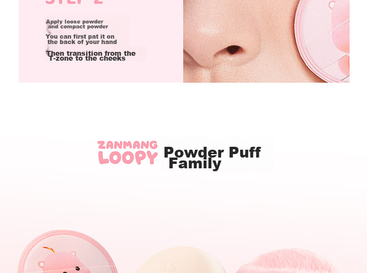 Everbab All-Purpose Powder Puff Set, Beauty Blender Cushion Foundation Specialized 17