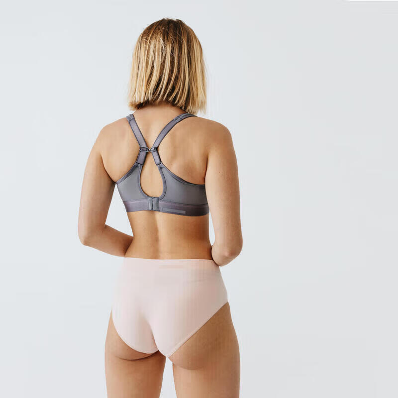 DECATHLON Women's Sports Bra for Running, Shock-Absorbing, Push-Up, Fitness RUNW-4116380M (C-D Cup)