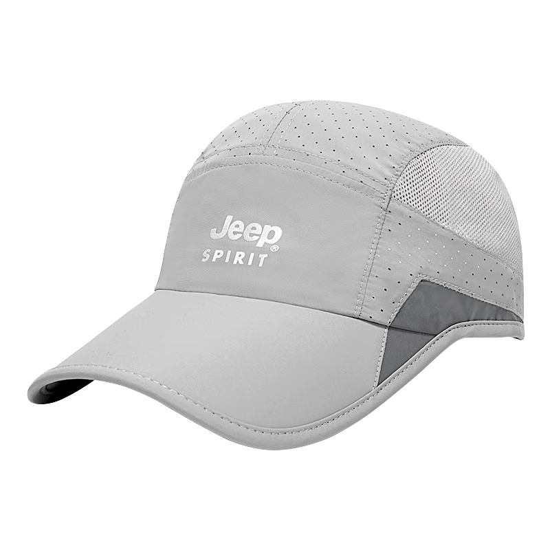 JEEP Baseball Cap for Men, Summer Mesh Quick-Dry Sun Protection Hat, Unisex Visor Cap, Sports Outdoor Sun Hat