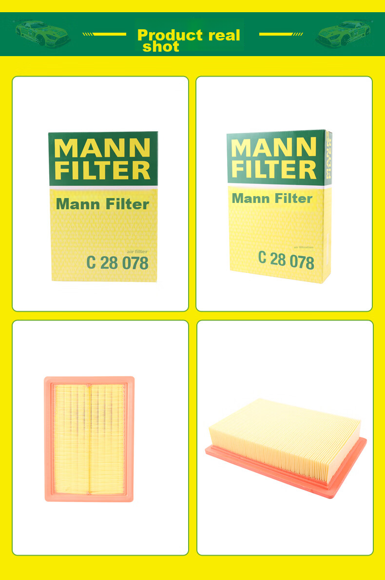 MANNFILTER Air Filter Element C28078 for Chuanqi GS4/GS3/GA4/GM6/M6/M6 Pro/GS5 9