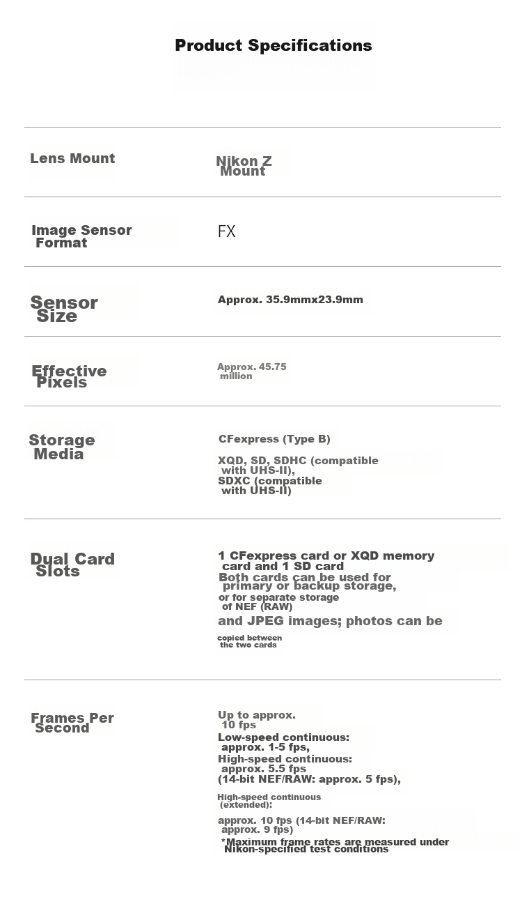 Nikon Z7II [Subsidies] Full-Frame Balanced Mirrorless Camera, 5-Axis Image Stabilization, High Value for Money, Balanced Performance, Z72/Z7 Second Generatio 16